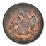 1858 Liberty Seated Silver Quarter PF-66 Cameo NGC