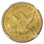 1858-O $10 Liberty Gold Eagle AU-58 NGC
