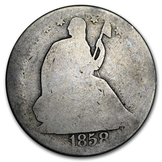 1858-O Liberty Seated Half Dollar AG 1858-O Liberty Seated Half Dollar AG