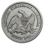 1858-O Liberty Seated Half Dollar AU