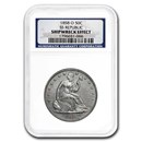 1858-O Liberty Seated Half Dollar SS-Republic Shipwreck NGC