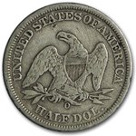 1858-O Liberty Seated Half Dollar VF