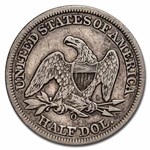 1858-O Liberty Seated Half Dollar XF