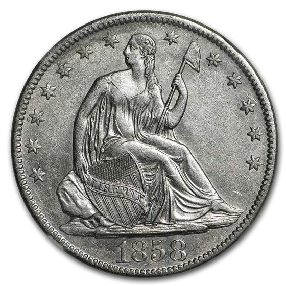 1858-O Liberty Seated Half NGC (SS-Republic Shipwreck) 1858-O Liberty Seated Half NGC (SS-Republic Shipwreck)