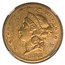 1858-S $20 Liberty Gold Double Eagle AU-50 NGC