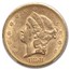 1858-S $20 Liberty Gold Double Eagle MS-60 PCGS