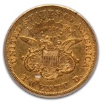1858-S $20 Liberty Gold Double Eagle XF-40 PCGS