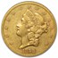 1858-S $20 Liberty Gold Double Eagle XF-45 NGC