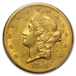 1858-S $20 Liberty Gold Double Eagle XF-45 PCGS