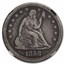 1858-S Liberty Seated Quarter Fine-15 NGC