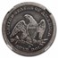1858-S Liberty Seated Quarter Fine-15 NGC