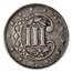 1858 Three Cent Silver VF