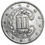 1858 Three Cent Silver XF