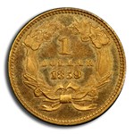 1859 $1 Indian Head Gold PR-65+ Cameo PCGS