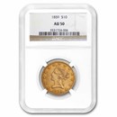 1859 $10 Liberty Gold Eagle AU-50 NGC