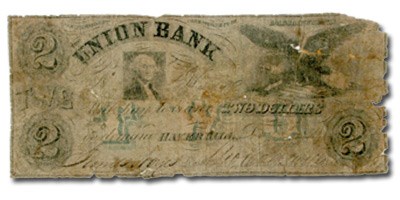 1859 $2 The Union Bank of Haverhill MA-680 Good COUNTERFEIT 1859 $2 The Union Bank of Haverhill MA-680 Good COUNTERFEIT