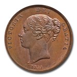 1859 Great Britain Penny Victoria PF-65 NGC (Red/Brown)