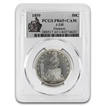1859 Half Dollar Pattern PR-65+ Cameo PCGS (J-235)
