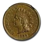 1859 Indian Head Cent AU-58 NGC