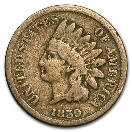 1859 Indian Head Cent Good