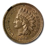 1859 Indian Head Cent MS-61 NGC
