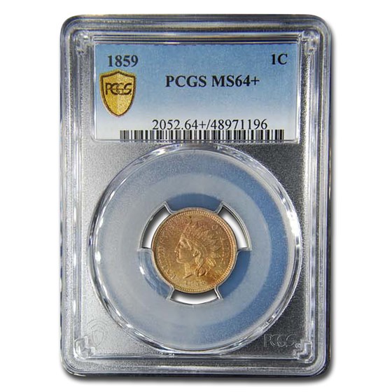 1859 Indian Head Cent MS-64+ PCGS 1859 Indian Head Cent MS-64+ PCGS