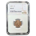 1859 Indian Head Cent MS-65 NGC