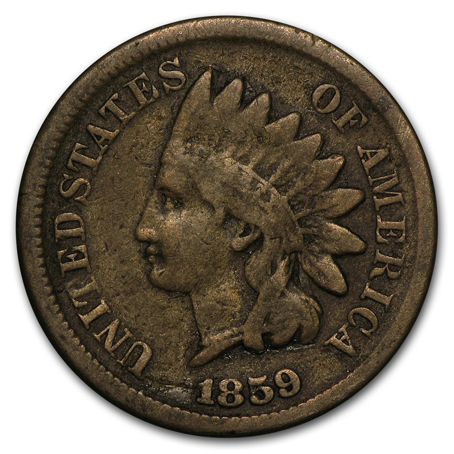 1859 Indian Head Cent VG