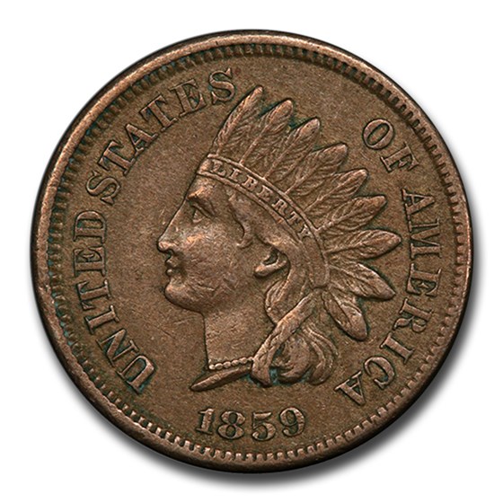 1859 Indian Head Cent XF-45 PCGS