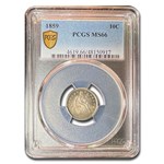 1859 Liberty Seated Dime MS-66 PCGS