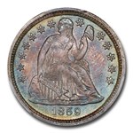 1859 Liberty Seated Dime MS-68 PCGS