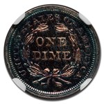 1859 Liberty Seated Dime PF-67 Cameo NGC