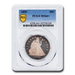 1859 Liberty Seated Half Dollar MS-66+ PCGS