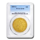 1859-O $20 Liberty Gold Double Eagle XF-40 PCGS
