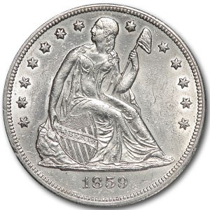 1859-O Liberty Seated Dollar MS-60 Details (Cleaned) 1859-O Liberty Seated Dollar MS-60 Details (Cleaned)