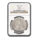 1859-O Liberty Seated Dollar MS-61 NGC