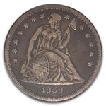 1859-O Liberty Seated Dollar VF-25 PCGS