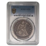 1859-O Liberty Seated Dollar VF-25 PCGS