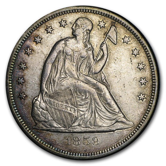 1859-O Liberty Seated Dollar XF
