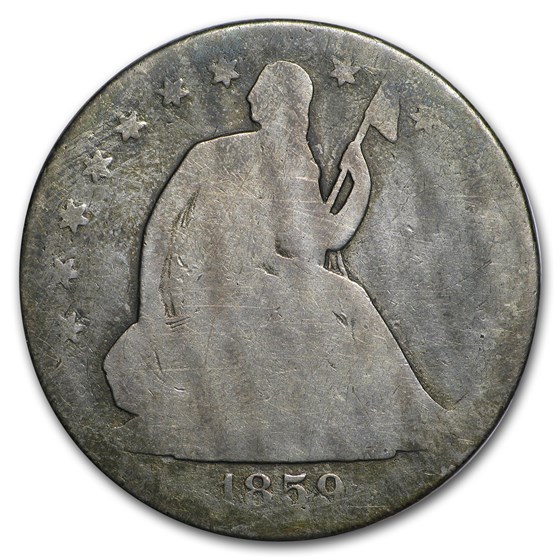 1859-O Liberty Seated Half Dollar Good 1859-O Liberty Seated Half Dollar Good