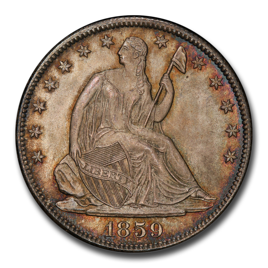 1859 O Seated Liberty Half Dollar Value - APMEX