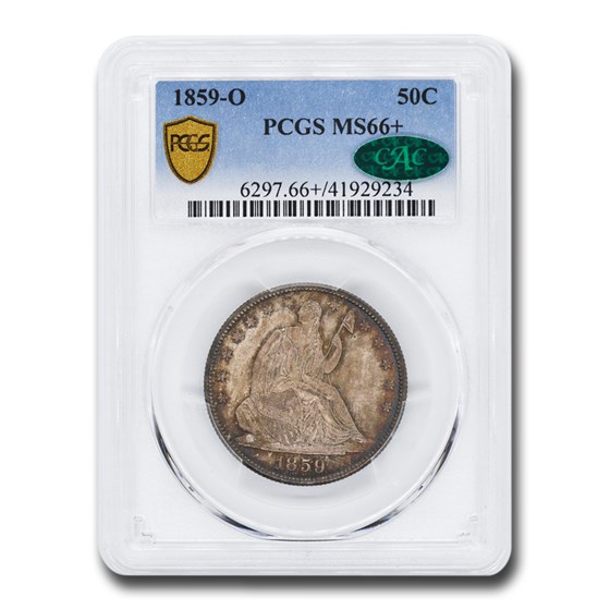 1859-O Liberty Seated Half Dollar MS-66+ PCGS CAC