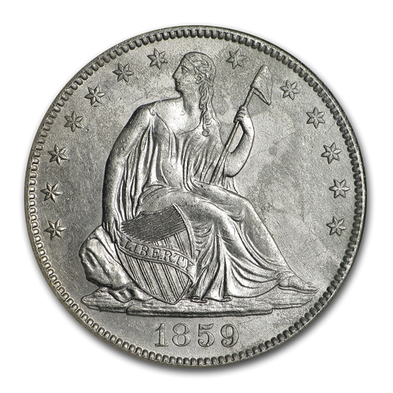 1859-O Seated Half Doubled 1 NGC (SS-Republic, Book display) 1859-O Seated Half Doubled 1 NGC (SS-Republic, Book display)
