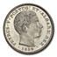 1859 Portugal Silver 500 Reis Pedro V MS-65 NGC