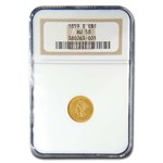 1859-S $1 Indian Head Gold AU-58 NGC