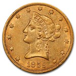 1859-S $10 Liberty Gold Eagle AU-53 PCGS