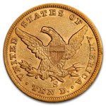 1859-S $10 Liberty Gold Eagle AU-53 PCGS