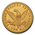 1859-S $10 Liberty Gold Eagle AU-55 PCGS CAC