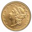 1859-S $20 Liberty Gold Double Eagle AU-55 NGC