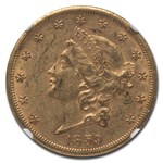 1859-S $20 Liberty Gold Double Eagle AU-58 NGC